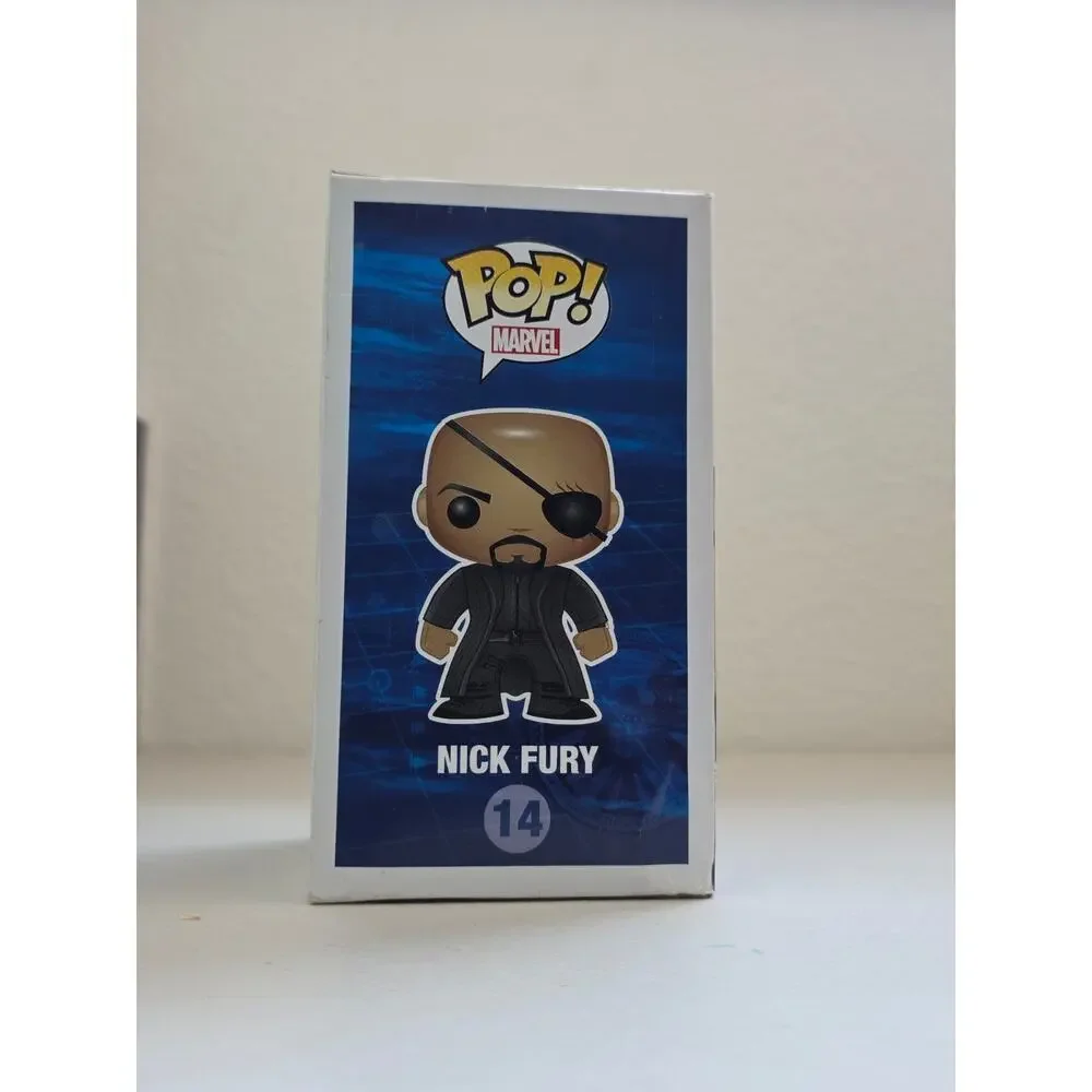 Funko POP, Marvel Nick Fury # 14, Avengers vinyl figure 2012 w/ protector box - Picture 2 of 7